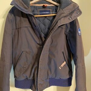 Lands' End Quilted Jacket with Logo Patch
